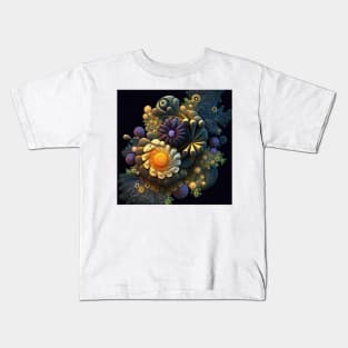 A Fractal Bouquet of Flowers Kids T-Shirt